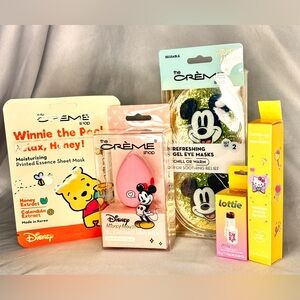 The Crème Shop & Lottie London Disney 5pc Bundle Vegan Cruelty-Free Full Size